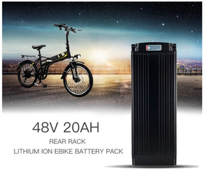 Bateria de íon de lítio ebike 48V 15ah para bicicleta elétrica de 1000W